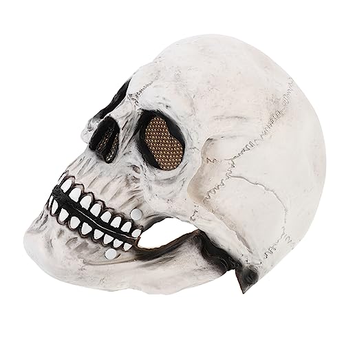 YARNOW Halloween Totenschädel Maske Vollkopf Skelettmaske mit Beweglichem Unterkiefer Party Deko für Erwachsene Karneval Cosplay Umweltfreundlich und Hautverträglich YARNOW Halloween Totenschädel Maske Vollkopf Skelettmaske mit Beweglichem Unterkiefer Party Deko für Erwachsene Karneval Cosplay Umweltfreundlich und Hautverträglich von YARNOW