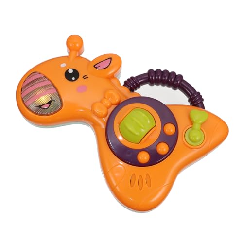 YARNOW Hand Drum Toy mit Musik und Licht Cartoon Musikinstrument für Frühe Bildung und Kreativität mit Glatten Kanten Fördert Konzentration und Gehirnentwicklung Zufällige von YARNOW