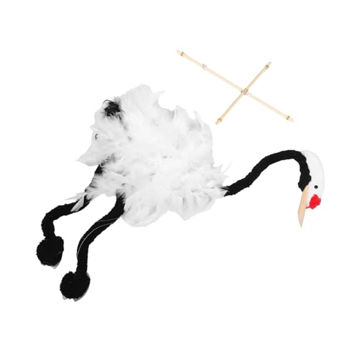 YARNOW Handgefertigte Marionette Kran aus Holz Einzigartiges Interaktives für Kreatives und Lehrreiche Unterhaltung mit Flauschigem Design und Beweglichen Schnüren YARNOW Handgefertigte Marionette Kran aus Holz Einzigartiges Interaktives für Kreatives und Lehrreiche Unterhaltung mit Flauschigem Design und Beweglichen Schnüren von YARNOW