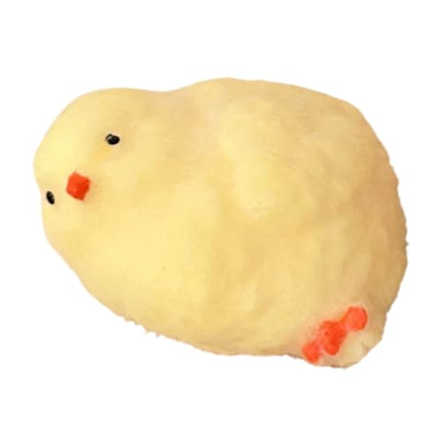 YARNOW Handgemachtes Küken Squishy aus Weichem Silikon Langsamer Rückprall Niedliches Tier Quetschspielzeug Stressabbau für Erwachsene Partygeschenke YARNOW Handgemachtes Küken Squishy aus Weichem Silikon Langsamer Rückprall Niedliches Tier Quetschspielzeug Stressabbau für Erwachsene Partygeschenke von YARNOW