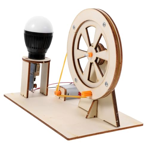 YARNOW Handkurbel Generator Bausatz Für DIY Holzspielzeug Für Wissenschaftliche Experimente Pädagogisches Lernspielzeug Zur Praktischer Fähigkeiten Und Kreativen Denkens von YARNOW