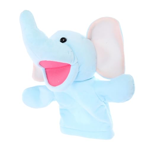 YARNOW Handpuppe Elefant aus Plüsch Interaktives Eltern Junge Mädchen für Geschichtenerzählen und Rollenspiele Fördert Motorik und Eltern Junge Mädchen Beziehung von YARNOW