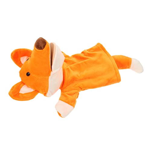 YARNOW Handpuppe Fuchs Plüschtier für Interaktives Geschichtenerzählen Fördert Kommunikation Motorik und Fantasie Geeignet für Kindergarten und Eltern Junge Mädchen Spiele von YARNOW