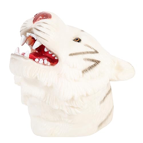 YARNOW Handpuppe Für Interaktive Tierfigur Aus Hochwertigem Material Cosplay Für Kreative Puppenspiele Weißer Tiger Handschuh Puppenspielzeug von YARNOW