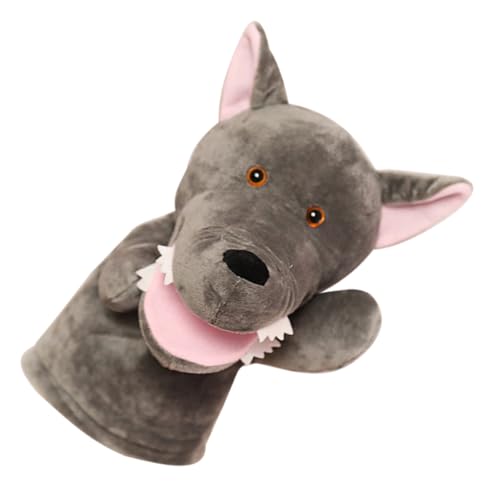 YARNOW Handpuppe Wolf aus Weichem Plüsch Interaktive Geschichtenerzähler Handpuppe für Rollenspiele und Motorische Fähigkeiten Perfektes für Kreative YARNOW Handpuppe Wolf aus Weichem Plüsch Interaktive Geschichtenerzähler Handpuppe für Rollenspiele und Motorische Fähigkeiten Perfektes für Kreative von YARNOW