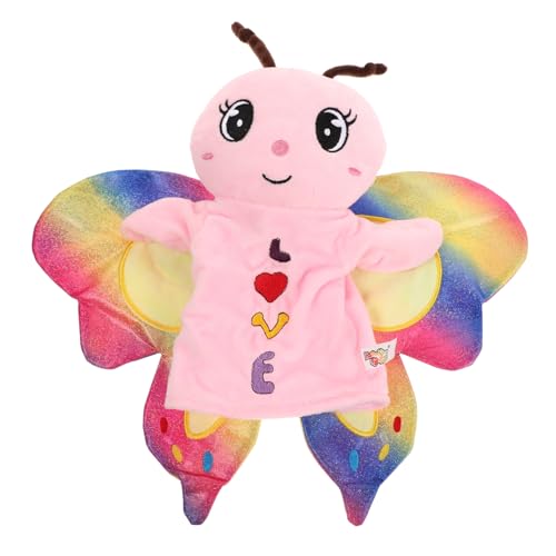 YARNOW Handpuppen Aus Plüsch Niedliche Handpuppe Für Fantasievolles Tierische Fingerpuppe Für Vorschulkinder Interaktives Geschichtenerzählen Langlebig Und Ansprechend von YARNOW