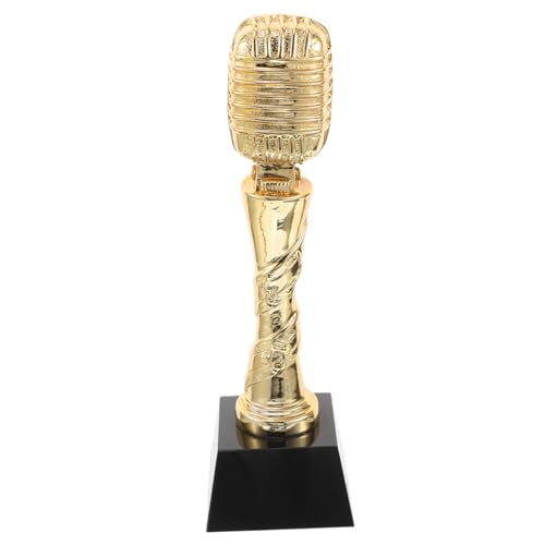 YARNOW Harz-mikrofon-trophäe Für Gesangswettbewerbe, Musik-Anerkennung, Mikrofon-modellierungs-trophäe, Community-trophäe, Trophäe Für Gesangswettbewerbe von YARNOW