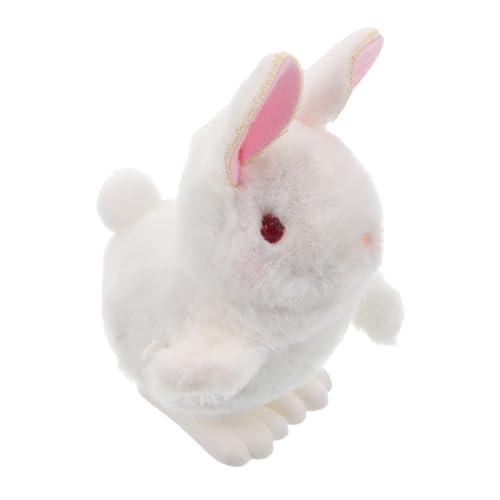 YARNOW Hase Wickelspielzeug aufziehbares Tierspielzeug Aufziehspielzeug für Kleinkinder 1-3 hüpfender Hase tanzendes Hasenspielzeug Weihnachtsplüschkaninchen Plastik Weiß YARNOW Hase Wickelspielzeug aufziehbares Tierspielzeug Aufziehspielzeug für Kleinkinder 1-3 hüpfender Hase tanzendes Hasenspielzeug Weihnachtsplüschkaninchen Plastik Weiß von YARNOW