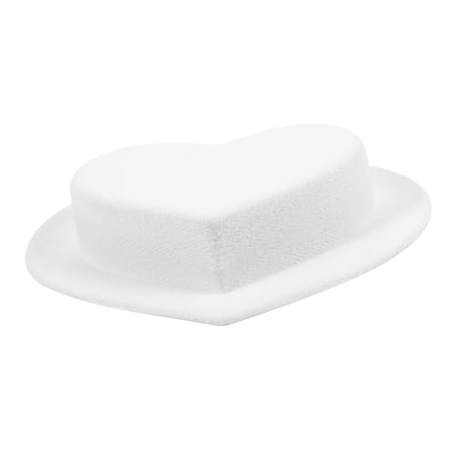 YARNOW Herzförmiger Mini Hut aus Stoff für Puppen Handgefertigter Süßer Top Hut für DIY Projekte und Kreative Bastelideen Lolita Puppen Stilvolles Accessoire von YARNOW