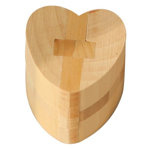 YARNOW Herzförmiges Kongming-Schloss Kongming Schloss Schloss-Puzzle- Kinderspielzeug Rätsel Für Erwachsene Gehirnrätsel Schloss Zusammengebautes Holz YARNOW Herzförmiges Kongming-Schloss Kongming Schloss Schloss-Puzzle- Kinderspielzeug Rätsel Für Erwachsene Gehirnrätsel Schloss Zusammengebautes Holz von YARNOW