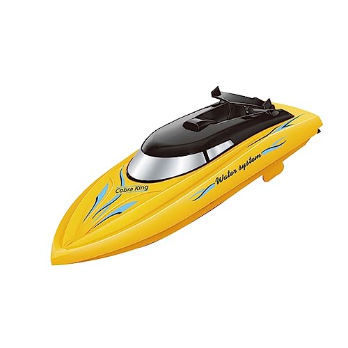 YARNOW Hochgeschwindigkeits Fernbedienungsboot Kreatives Witziges für Erwachsene für Pools und Seen aus Hochwertigem Gelb Technologie für Outdoor Spaß YARNOW Hochgeschwindigkeits Fernbedienungsboot Kreatives Witziges für Erwachsene für Pools und Seen aus Hochwertigem Gelb Technologie für Outdoor Spaß von YARNOW