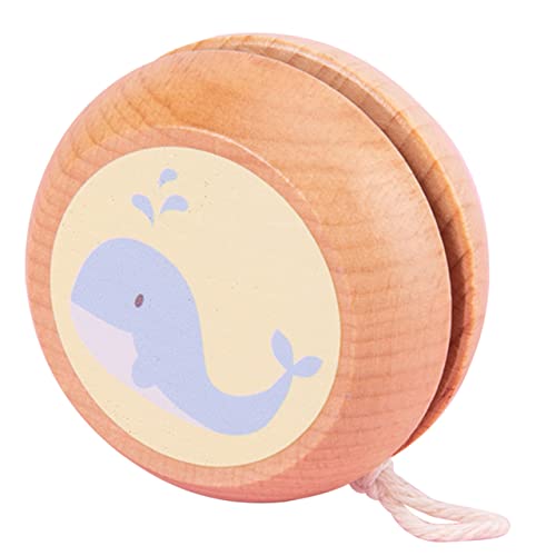 YARNOW Hölzerner Jo Yo Ball Für Entzückendes Outdoor Handgelenkstärke Und Geschicklichkeit Für Jungen Und Leicht Tragbar von YARNOW