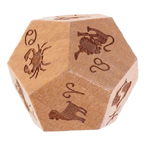 YARNOW Holz Astrologische Seitige Divinationswürfel Dekorative für Tarot Zubehör Leicht und Tragbar für Spiele und Partys für Zuhause und Büro YARNOW Holz Astrologische Seitige Divinationswürfel Dekorative für Tarot Zubehör Leicht und Tragbar für Spiele und Partys für Zuhause und Büro von YARNOW