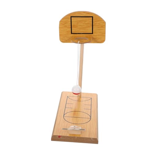 YARNOW Holz Basketball Für Mini Desktop Basketball Schießspiel Hand Auge Koordination Und Fingerstärke Kreatives Für Jungen Für Drinnen von YARNOW