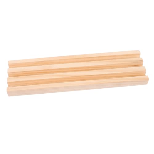 YARNOW Holz Domino Halter Stabiler Domino Aus Holz Vielseitiges Tablett Für Tischspiele Minimiert Reinigungsaufwand Elegantes Design Für Verbessertes Spielerlebnis von YARNOW