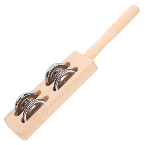 YARNOW Holz Handglocke für Musikinstrument für Kleinkinder Pädagogisches Schlaginstrument Fördert Musikliebhaberei für Drinnen Kindergarten YARNOW Holz Handglocke für Musikinstrument für Kleinkinder Pädagogisches Schlaginstrument Fördert Musikliebhaberei für Drinnen Kindergarten von YARNOW