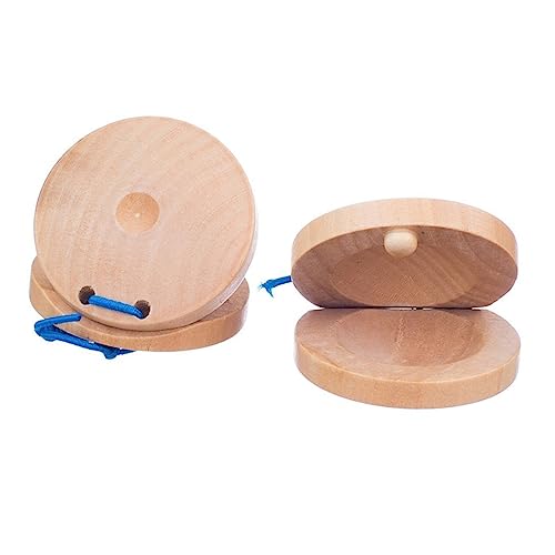 YARNOW Fingerkastagnetten Aus Holz Kleine Schlaginstrumente Für Junge Mädchen Lernspielzeug Für Junge Mädchen Mobile Spielzeuge Mit Angenehmer von YARNOW