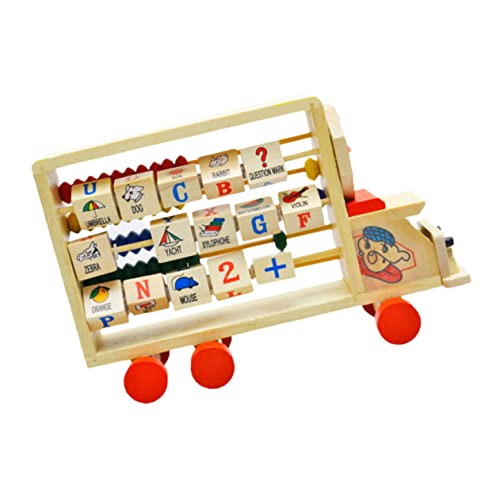 YARNOW Holz Lernspielzeug Mathematisches für Frühschulbildung Sicheres und Langlebiges Holz für Fördert Logisches und Mathematische Fähigkeiten von YARNOW