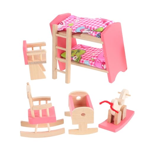 YARNOW Holz Mit Hohem Und Niedrigem Bett Puppenhaus-miniaturmöbel Puppenhaus-anzeige Etagenbett Für Puppen Dollhouse Schlafzimmermöbel Puppenhaus Aus Kunststoff Puppenhausminiaturen YARNOW Holz Mit Hohem Und Niedrigem Bett Puppenhaus-miniaturmöbel Puppenhaus-anzeige Etagenbett Für Puppen Dollhouse Schlafzimmermöbel Puppenhaus Aus Kunststoff Puppenhausminiaturen von YARNOW