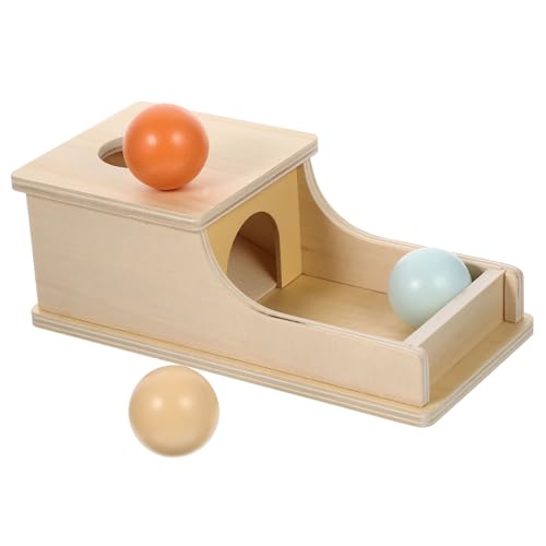 YARNOW Holz Münzbox Für Lernspielzeug Feinmotorik Konzentration Und Farben Eltern Junge Mädchen Interaktion Ab Jahr Stabil Und Langlebig von YARNOW