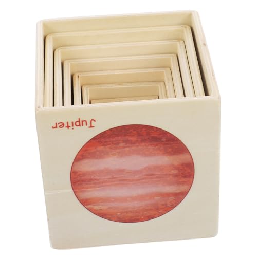 YARNOW Holz Stapelspielzeug Pädagogisch Interessante Planeten Stapelwürfel Lernspielzeug Für Kleinkinder Jahre Mädchen Jungen Naturholz Sicher Kreativ YARNOW Holz Stapelspielzeug Pädagogisch Interessante Planeten Stapelwürfel Lernspielzeug Für Kleinkinder Jahre Mädchen Jungen Naturholz Sicher Kreativ von YARNOW