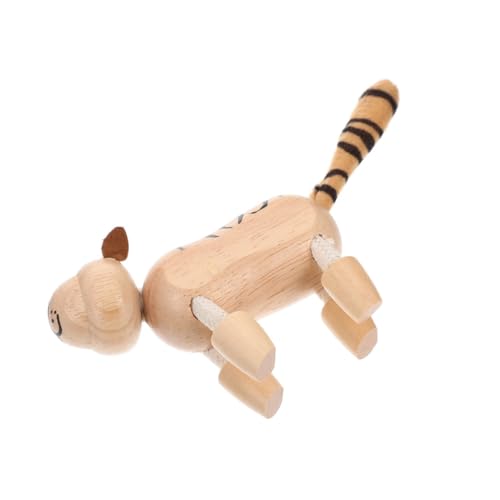 YARNOW Holz Tierfigur Aus Langlebigem Material Kreatives Kinderzimmer Lehrreiches Modell Für Jungen Hause Oder Unterwegs von YARNOW