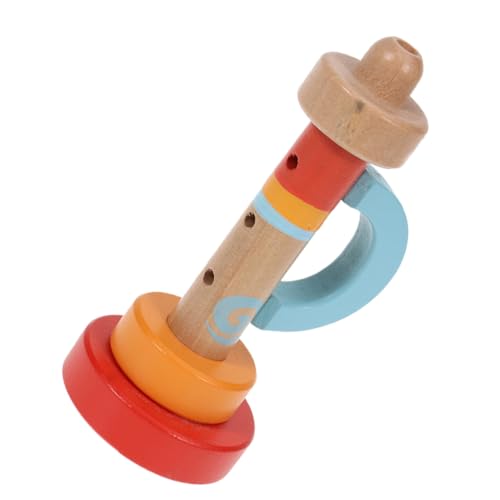 YARNOW Holz Trompete für Musikinstrument Kreativität und Musikalität aus Langlebigem Holz für Geburtstage und Feiertage Klarer Leicht von YARNOW