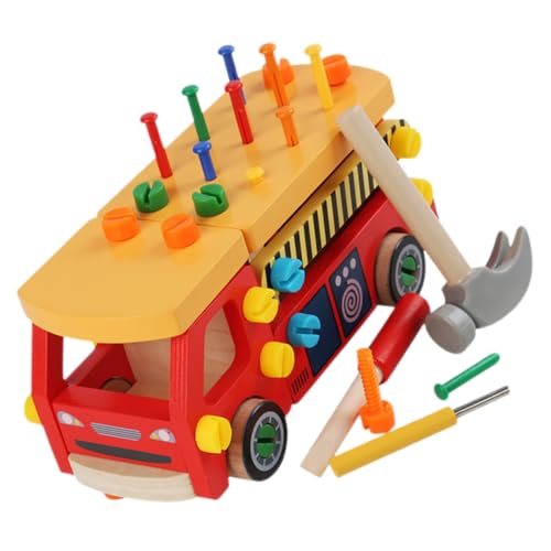YARNOW Holz Werkzeugset Teiliges Lernspielzeug mit Schrauben und Werkzeugen Pädagogisches Bauspielzeug zur Feinmotorik und Kreativität Stabiles Holzspielzeug für Jungen und Mädchen YARNOW Holz Werkzeugset Teiliges Lernspielzeug mit Schrauben und Werkzeugen Pädagogisches Bauspielzeug zur Feinmotorik und Kreativität Stabiles Holzspielzeug für Jungen und Mädchen von YARNOW