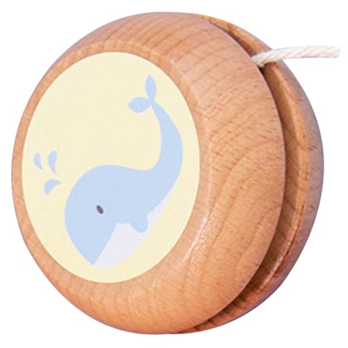 YARNOW Holz Yoyo Exquisites Ball Für Jungen Und Sicheres Und Langlebiges Holzspielzeug Fördert Hand Augen Koordination Für Drinnen Und Draußen von YARNOW