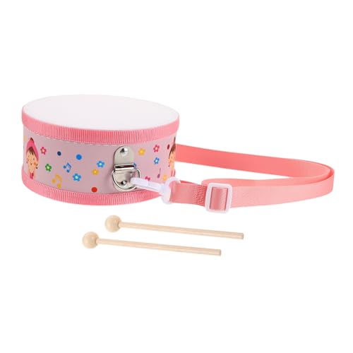 YARNOW Holz-doppelseitiges Set mit Schlägeln Cartoon-Motiv Tragbares Percussion-Instrument für Kleinkinder Pädagogisch Wertvolles Musikinstrument für Frühe von YARNOW