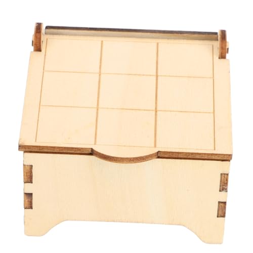 YARNOW Holz für Tragbares Montessori Brettspiel Familienspiel für Spielabende Fördert und Soziale Fähigkeiten Leicht zu Transportieren Klassisches YARNOW Holz für Tragbares Montessori Brettspiel Familienspiel für Spielabende Fördert und Soziale Fähigkeiten Leicht zu Transportieren Klassisches von YARNOW