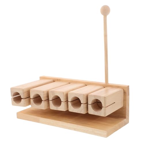 YARNOW Holz-rhythmusblock Töne mit Schlägel Pentatonisches Orff-Instrument für Musikpädagogik Geeignet für Kleinkinder Vorschulkinder und Gruppenaktivitäten zu Hause Unterricht von YARNOW