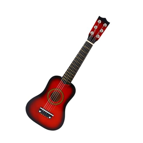 YARNOW Holzgitarre Für Musikinstrument Rot Kreatives Musikspielzeug Musikalischen Kreativität Jungen YARNOW Holzgitarre Für Musikinstrument Rot Kreatives Musikspielzeug Musikalischen Kreativität Jungen von YARNOW