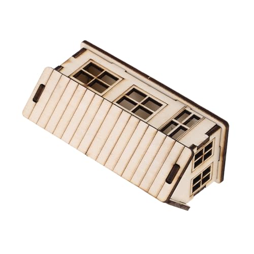 YARNOW Holzhäuser Modell Puzzle Mini DIY Modellhaus Edukatives für Jigsaw Rätsel Holzhandwerk für Kreative Aktivitäten für Partys und YARNOW Holzhäuser Modell Puzzle Mini DIY Modellhaus Edukatives für Jigsaw Rätsel Holzhandwerk für Kreative Aktivitäten für Partys und von YARNOW