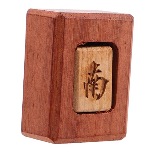 YARNOW Mahjong Windanzeige aus Holz Chinesisches Mahjong Zubehör Traditionelles Design Partys Robuster Windindikator von YARNOW