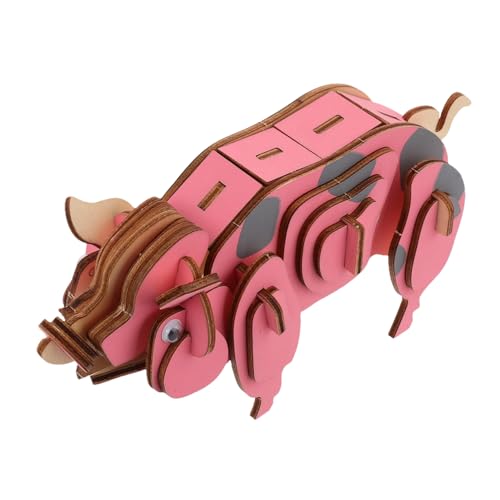 YARNOW Holzpuzzle 3D-lernpuzzle Pädagogische Holzspielzeuge Hölzernes DIY-Puzzle Tierpuzzle Aus Holz 3D-lernspielzeug Tierpuzzle Zusammensetzen Bildungsrätsel Für Puzzle Rosa Holz YARNOW Holzpuzzle 3D-lernpuzzle Pädagogische Holzspielzeuge Hölzernes DIY-Puzzle Tierpuzzle Aus Holz 3D-lernspielzeug Tierpuzzle Zusammensetzen Bildungsrätsel Für Puzzle Rosa Holz von YARNOW