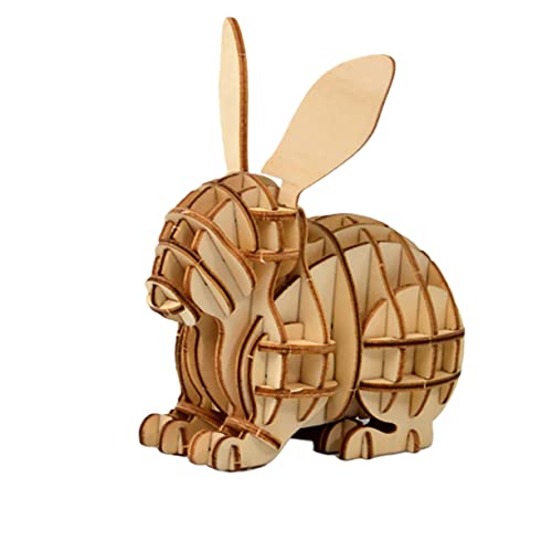 YARNOW Holzpuzzle Kaninchen für Hölzernes DIY Puzzle Hand Auge Koordination und Kreativität Sicheres Jungen YARNOW Holzpuzzle Kaninchen für Hölzernes DIY Puzzle Hand Auge Koordination und Kreativität Sicheres Jungen von YARNOW