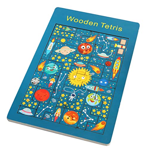 YARNOW Holzpuzzle Weltraum für Kleinkinder Montessori Lernspielzeug Sicheres und Umweltfreundliches Design Fördert Motorische Fähigkeiten und Fantasie YARNOW Holzpuzzle Weltraum für Kleinkinder Montessori Lernspielzeug Sicheres und Umweltfreundliches Design Fördert Motorische Fähigkeiten und Fantasie von YARNOW
