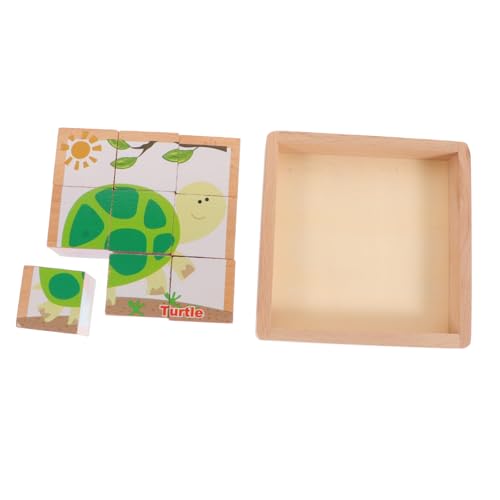 YARNOW Holzpuzzle für Bildungsförderndes Teilige Bauklötze mit Maritimem Design Sicher und Kinderfreundlich Lernspielzeug für Kreative von YARNOW