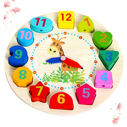 YARNOW Holzsortieruhr für Pädagogisches Holzspielzeug mit Lernuhr für Farben für Kleinkinder und Vorschulkinder um Intellektuelle Fähigkeiten zu Fördern YARNOW Holzsortieruhr für Pädagogisches Holzspielzeug mit Lernuhr für Farben für Kleinkinder und Vorschulkinder um Intellektuelle Fähigkeiten zu Fördern von YARNOW