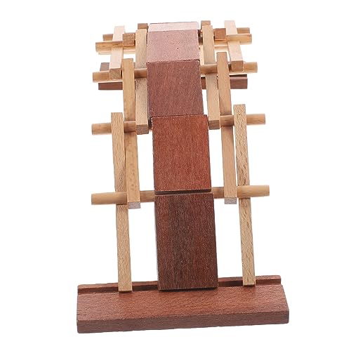 YARNOW Holzspielzeug DIY Bogenbrücke Interaktives Lernspielzeug Kreativität und Vorstellungskraft Pädagogisches Bastelprojekt für Handgemachtes Holzspielzeug zur Verbesserung von von YARNOW