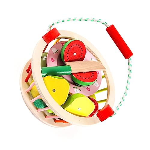 YARNOW Holzspielzeug Schneide Set Bunte Früchte Pädagogisch Fördernd Handliche Schnitzspiele für Mädchen und Jungen Spielerisches Lernen YARNOW Holzspielzeug Schneide Set Bunte Früchte Pädagogisch Fördernd Handliche Schnitzspiele für Mädchen und Jungen Spielerisches Lernen von YARNOW