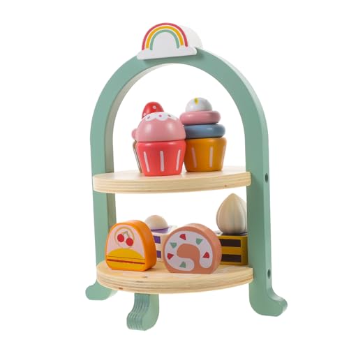YARNOW Holzspielzeug Tee und Simulationstorten Set Robustes Mini Cupcake Leicht zu Greifen Realistisch Gestaltetes Rollenspiel für Mädchen und Jungen Pädagogisches Teiliges Holzset YARNOW Holzspielzeug Tee und Simulationstorten Set Robustes Mini Cupcake Leicht zu Greifen Realistisch Gestaltetes Rollenspiel für Mädchen und Jungen Pädagogisches Teiliges Holzset von YARNOW
