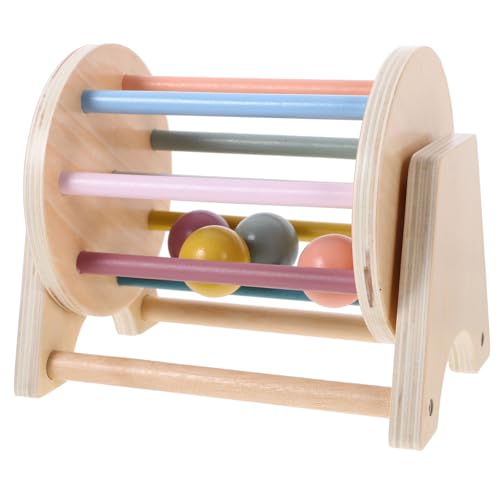 YARNOW Holzspielzeug für Kleinkinder Rolltrommel für Motorische Fähigkeiten Fördert Hand Auge Koordination und Frühkindliche Entwicklung Sicheres Langlebigem Holz für Zuhause und YARNOW Holzspielzeug für Kleinkinder Rolltrommel für Motorische Fähigkeiten Fördert Hand Auge Koordination und Frühkindliche Entwicklung Sicheres Langlebigem Holz für Zuhause und von YARNOW
