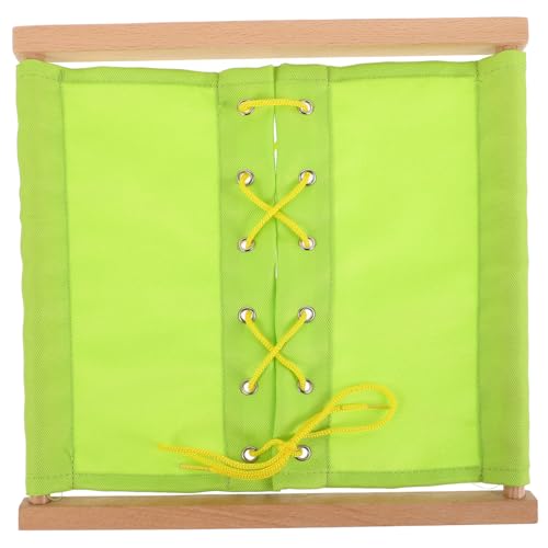 YARNOW Holzspielzeug zum Schnürsenkel Binden für Montessori Lacing Toy Feinmotorik und Beobachtungsfähigkeiten Lernmittel für Vorschule und Zuhause YARNOW Holzspielzeug zum Schnürsenkel Binden für Montessori Lacing Toy Feinmotorik und Beobachtungsfähigkeiten Lernmittel für Vorschule und Zuhause von YARNOW