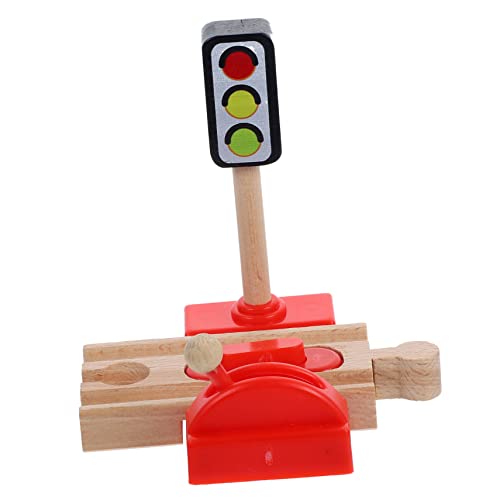 YARNOW Holzzug Zubehör Straßensperre für Spiele Simulation Roadblock Modell für DIY Zugstraßen für Kinderbahn Szenen Fantasie von YARNOW