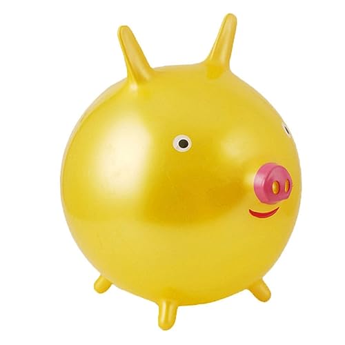 YARNOW Hüpfball Aus PVC Cartoon Schweine Ohr Hop Ball Vielseitiges Für Drinnen Und Draußen Für Kleinkinder von YARNOW