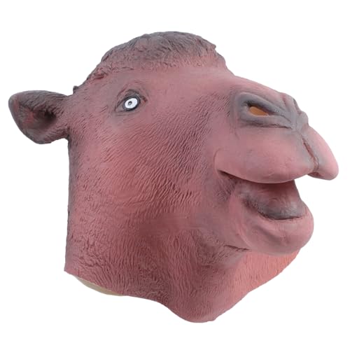 YARNOW Humorvolle Halloween Tiermaske Kamelkopf Leichtes Kostümzubehör Partydekoration Cosplay Zubehör für Karneval und Verkleidung von YARNOW