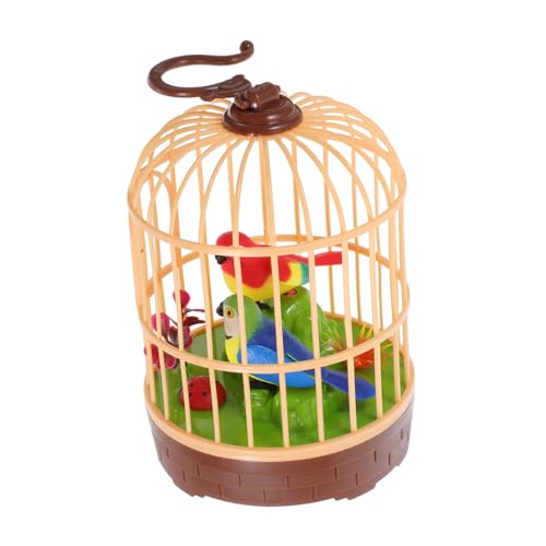 YARNOW Induktions Vogelkäfigspielzeug mit Sprachaktivierung für Bewegliche Vögel mit Realistischen Geräuschen Interaktives für Kleinkinder Fördert Kreativität und Bindung YARNOW Induktions Vogelkäfigspielzeug mit Sprachaktivierung für Bewegliche Vögel mit Realistischen Geräuschen Interaktives für Kleinkinder Fördert Kreativität und Bindung von YARNOW