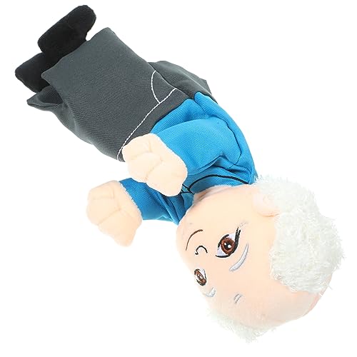 YARNOW Interaktive Handpuppe Für Lifelike Figurenspielzeug Für Geschichtenerzählen Und Puppenspiel Großvater Handspielzeug Fördert Kreativität Und Fantasie von YARNOW
